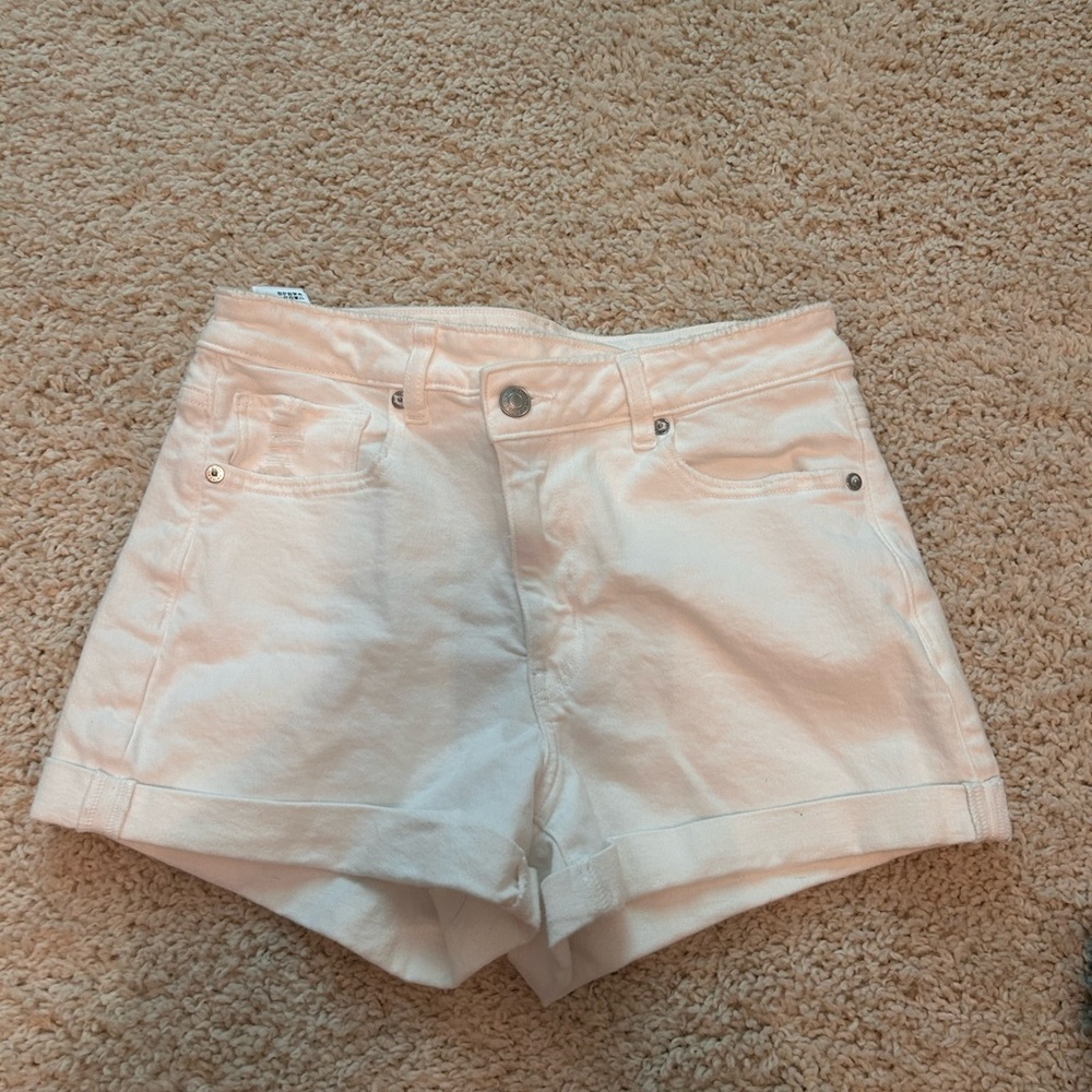American Eagle Outfitters White Jean Shorts
